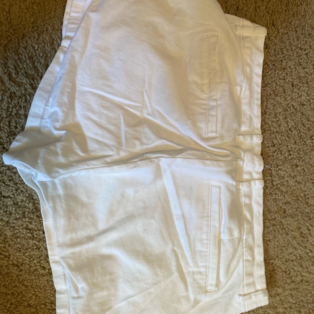 White short no stains. Cute for a summers day